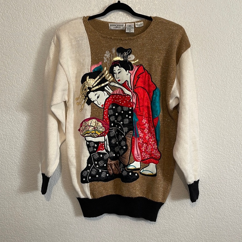 Vintage Bonnie Boerer & Company Geisha Sweater